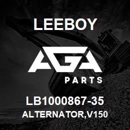 LB1000867-35 Leeboy ALTERNATOR,V150 | AGA Parts