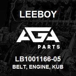 LB1001166-05 Leeboy BELT, ENGINE, KUB | AGA Parts