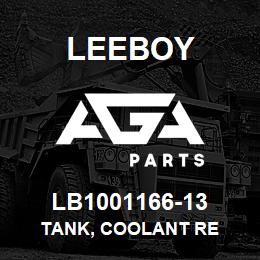 LB1001166-13 Leeboy TANK, COOLANT RE | AGA Parts