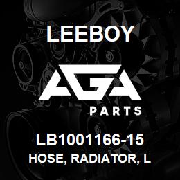 LB1001166-15 Leeboy HOSE, RADIATOR, L | AGA Parts