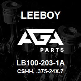 LB100-203-1A Leeboy CSHH, .375-24X.7 | AGA Parts