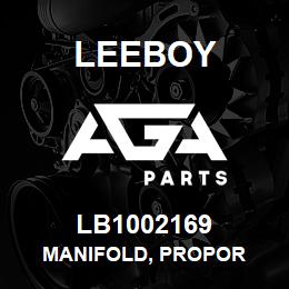 LB1002169 Leeboy MANIFOLD, PROPOR | AGA Parts