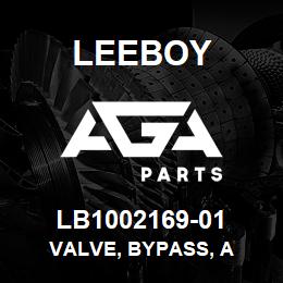 LB1002169-01 Leeboy VALVE, BYPASS, A | AGA Parts