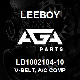 LB1002184-10 Leeboy V-BELT, A/C COMP | AGA Parts