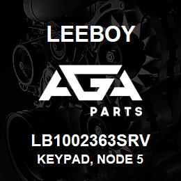 LB1002363SRV Leeboy KEYPAD, NODE 5 | AGA Parts