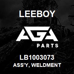 LB1003073 Leeboy ASS'Y, WELDMENT | AGA Parts