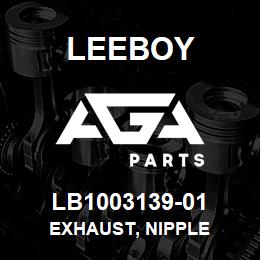 LB1003139-01 Leeboy EXHAUST, NIPPLE | AGA Parts