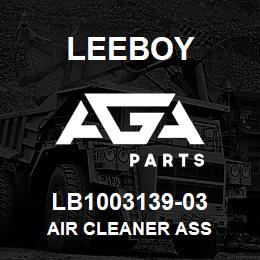 LB1003139-03 Leeboy AIR CLEANER ASS | AGA Parts