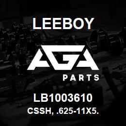 LB1003610 Leeboy CSSH, .625-11X5. | AGA Parts