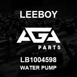 LB1004598 Leeboy WATER PUMP | AGA Parts
