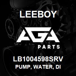 LB1004598SRV Leeboy PUMP, WATER, DI | AGA Parts