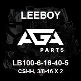 LB100-6-16-40-5 Leeboy CSHH, 3/8-16 X 2 | AGA Parts