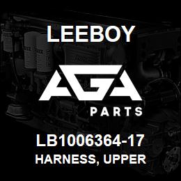 LB1006364-17 Leeboy HARNESS, UPPER | AGA Parts