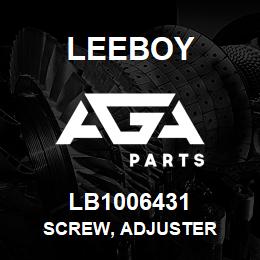 LB1006431 Leeboy SCREW, ADJUSTER | AGA Parts
