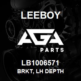 LB1006571 Leeboy BRKT, LH DEPTH | AGA Parts