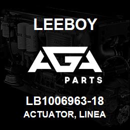 LB1006963-18 Leeboy ACTUATOR, LINEA | AGA Parts