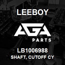 LB1006988 Leeboy SHAFT, CUTOFF CY | AGA Parts