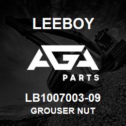 LB1007003-09 Leeboy GROUSER NUT | AGA Parts