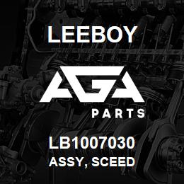 LB1007030 Leeboy ASSY, SCEED | AGA Parts
