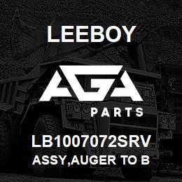 LB1007072SRV Leeboy ASSY,AUGER TO B | AGA Parts
