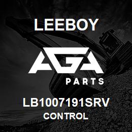LB1007191SRV Leeboy CONTROL | AGA Parts