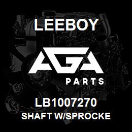 LB1007270 Leeboy SHAFT W/SPROCKE | AGA Parts