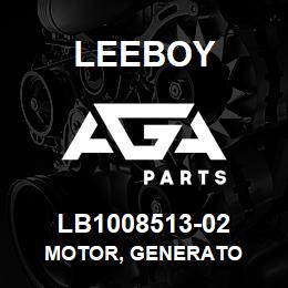LB1008513-02 Leeboy MOTOR, GENERATO | AGA Parts