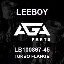 LB100867-45 Leeboy TURBO FLANGE | AGA Parts