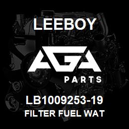 LB1009253-19 Leeboy FILTER FUEL WAT | AGA Parts