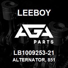LB1009253-21 Leeboy ALTERNATOR, 851 | AGA Parts