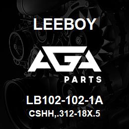 LB102-102-1A Leeboy CSHH,.312-18X.5 | AGA Parts