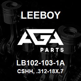 LB102-103-1A Leeboy CSHH, .312-18X.7 | AGA Parts
