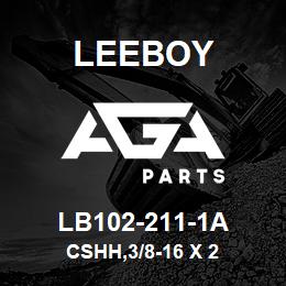 LB102-211-1A Leeboy CSHH,3/8-16 X 2 | AGA Parts