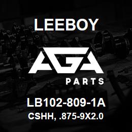 LB102-809-1A Leeboy CSHH, .875-9X2.0 | AGA Parts