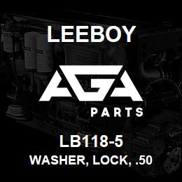 LB118-5 Leeboy WASHER, LOCK, .50 | AGA Parts