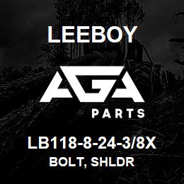 LB118-8-24-3/8X Leeboy BOLT, SHLDR | AGA Parts