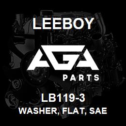 LB119-3 Leeboy WASHER, FLAT, SAE | AGA Parts
