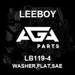 LB119-4 Leeboy WASHER,FLAT,SAE | AGA Parts