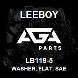 LB119-5 Leeboy WASHER, FLAT, SAE | AGA Parts