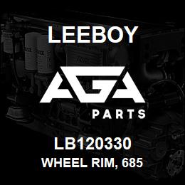 LB120330 Leeboy WHEEL RIM, 685 | AGA Parts