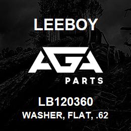 LB120360 Leeboy WASHER, FLAT, .62 | AGA Parts