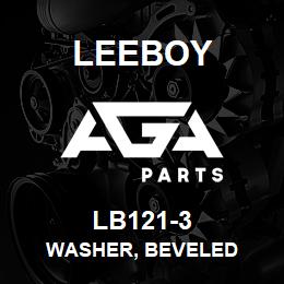 LB121-3 Leeboy WASHER, BEVELED | AGA Parts