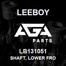 LB131051 Leeboy SHAFT, LOWER FRO | AGA Parts