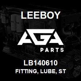 LB140610 Leeboy FITTING, LUBE, ST | AGA Parts