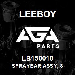 LB150010 Leeboy SPRAYBAR ASSY, 8 | AGA Parts