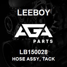 LB150028 Leeboy HOSE ASSY, TACK | AGA Parts