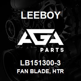 LB151300-3 Leeboy FAN BLADE, HTR | AGA Parts