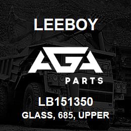 LB151350 Leeboy GLASS, 685, UPPER | AGA Parts