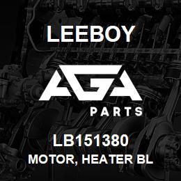 LB151380 Leeboy MOTOR, HEATER BL | AGA Parts