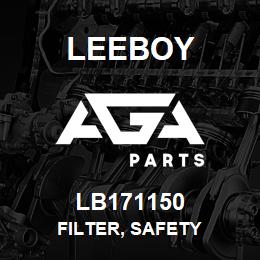 LB171150 Leeboy FILTER, SAFETY | AGA Parts